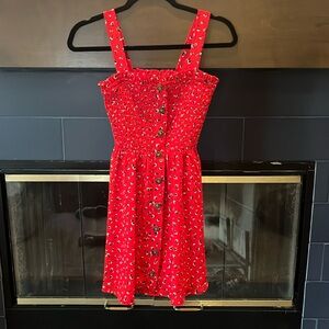 Red sundress